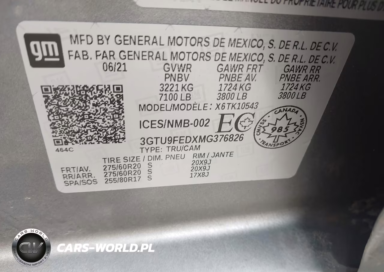 2021 GMC Sierra 1500 Denali VIN:3GTU9FEDXMG376826 - 9