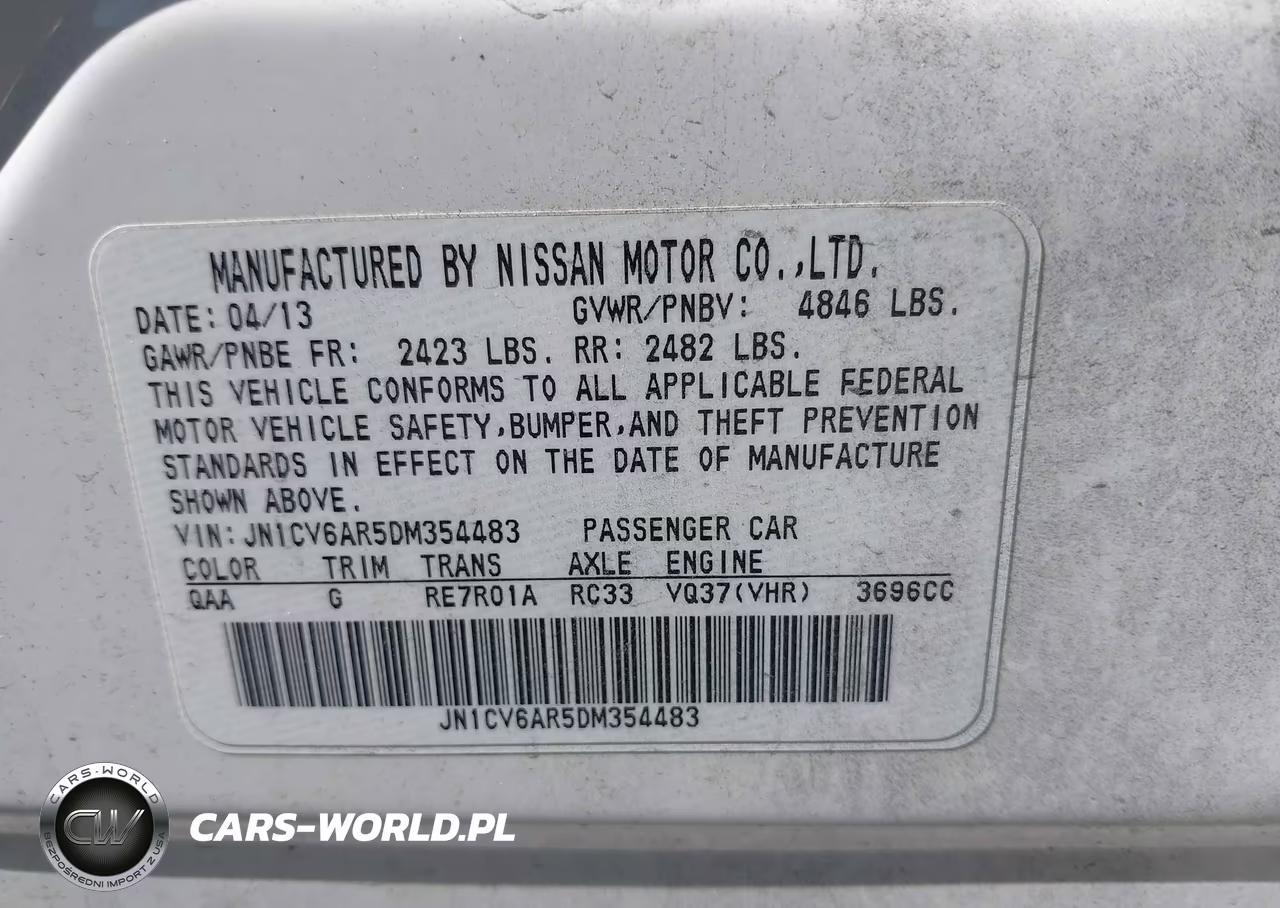 2013 Infiniti G37X VIN:JN1CV6AR5DM354483 - 9