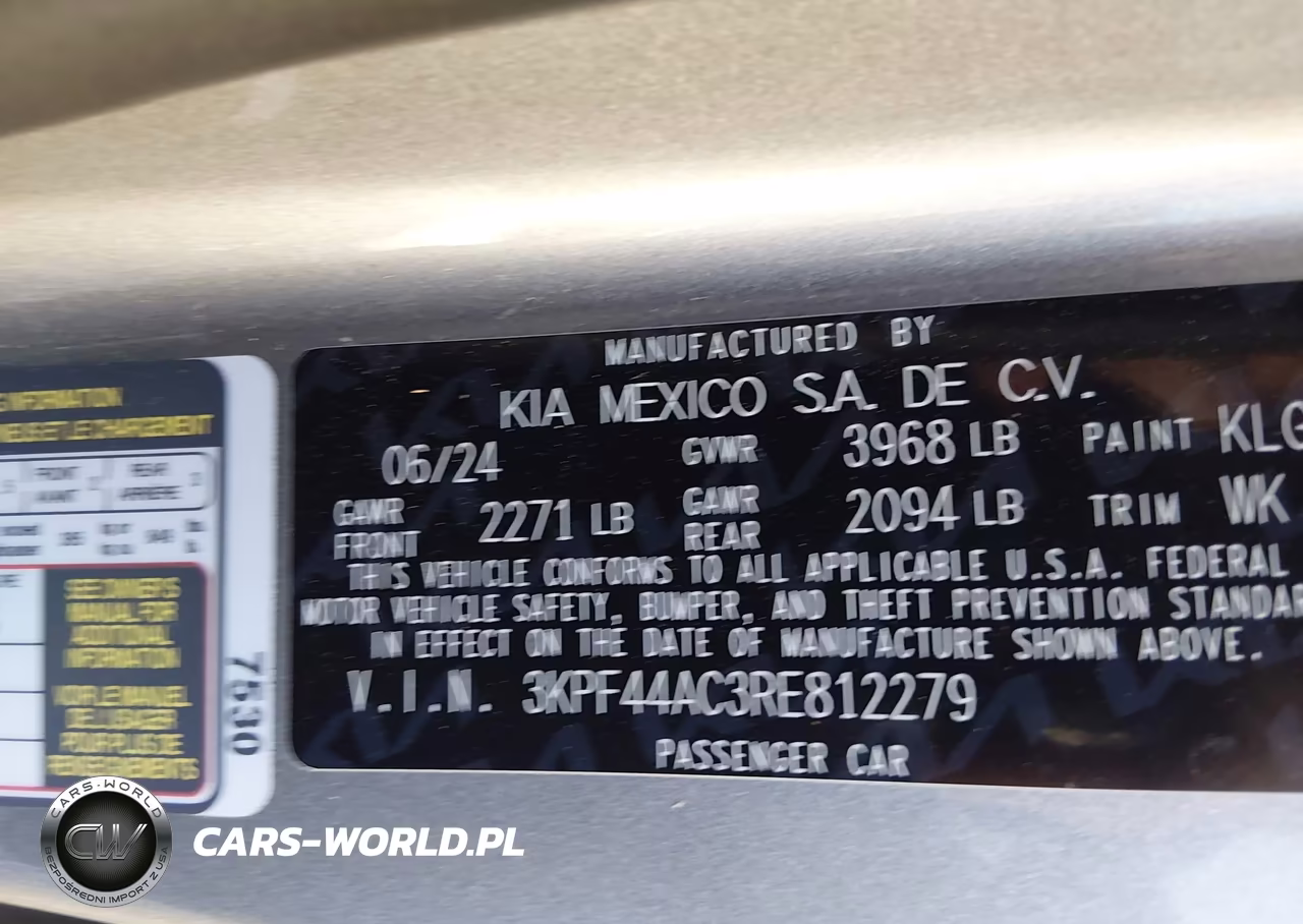 2024 Kia Forte Gt VIN:3KPF44AC3RE812279 - 9