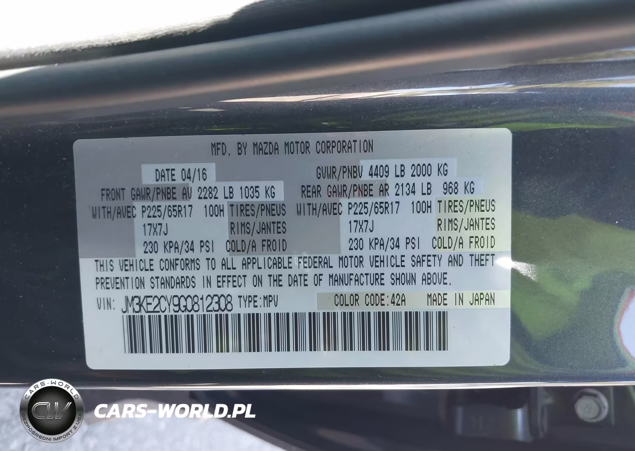 2016 Mazda Cx-5 Touring VIN:JM3KE2CY9G0812308 - 9