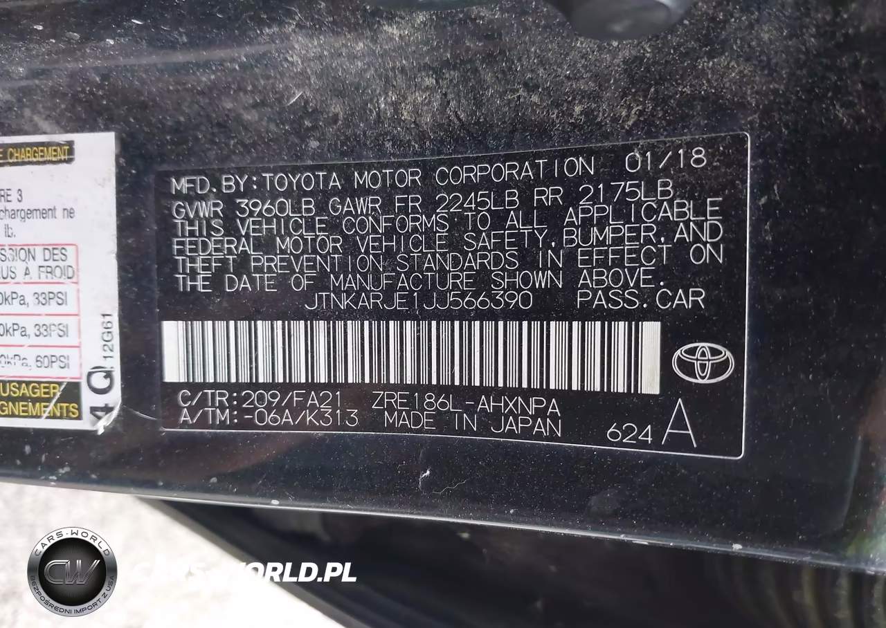 2018 Toyota Corolla Im VIN:JTNKARJE1JJ566390 - 9