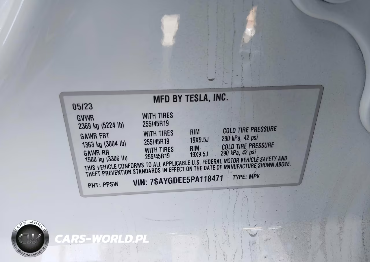 2023 Tesla Model Y Awd-Long Range Dual Motor All-Wheel Drive VIN:7SAYGDEE5PA118471 - 9