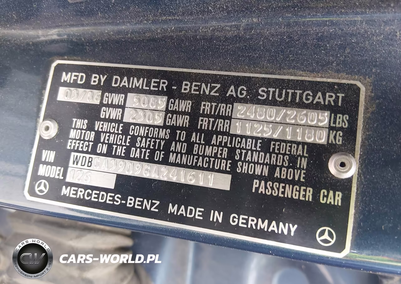 1986 Mercedes-Benz 560 Sel VIN:WDBCA39D9GA241611 - 9