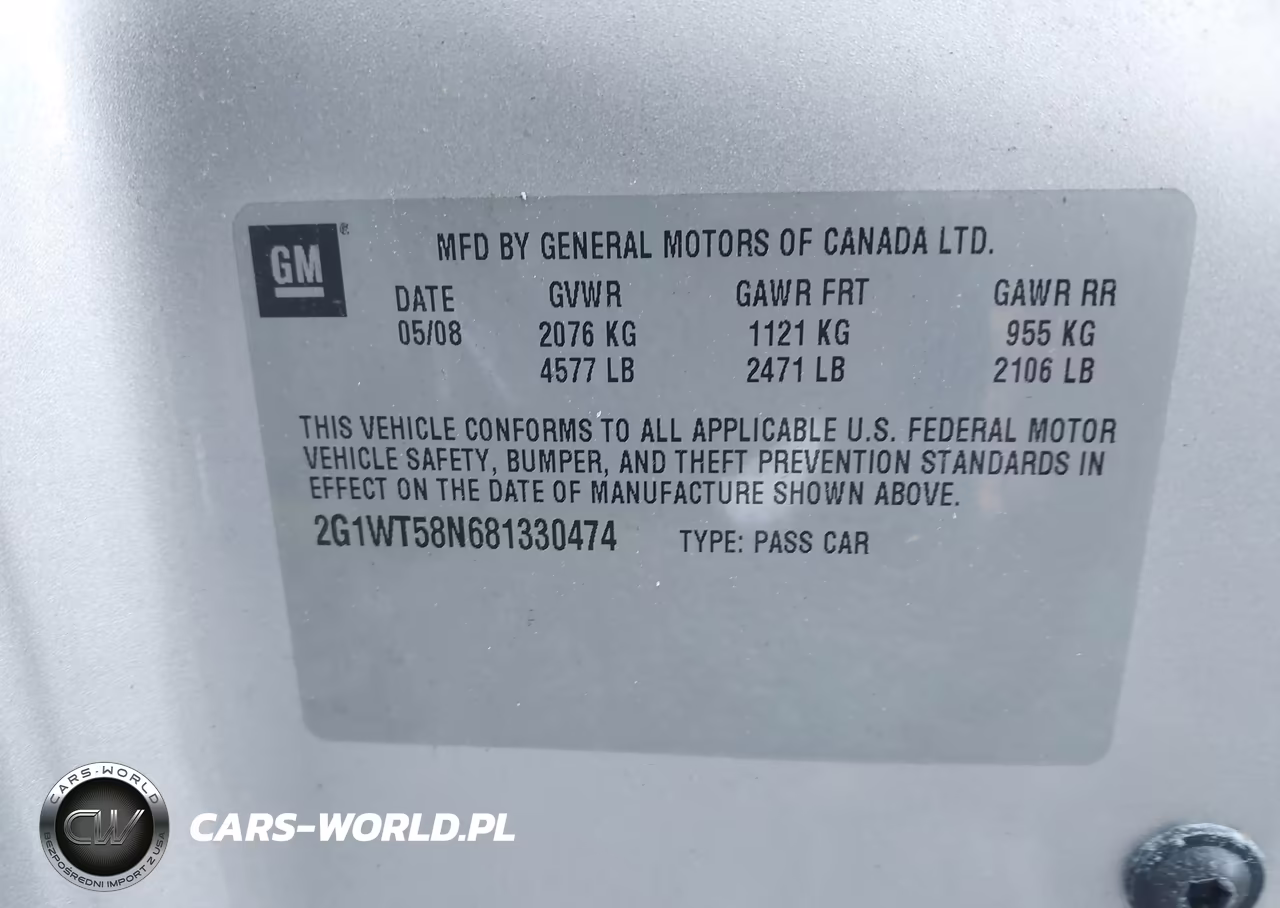 2008 Chevrolet Impala Lt VIN:2G1WT58N681330474 - 9