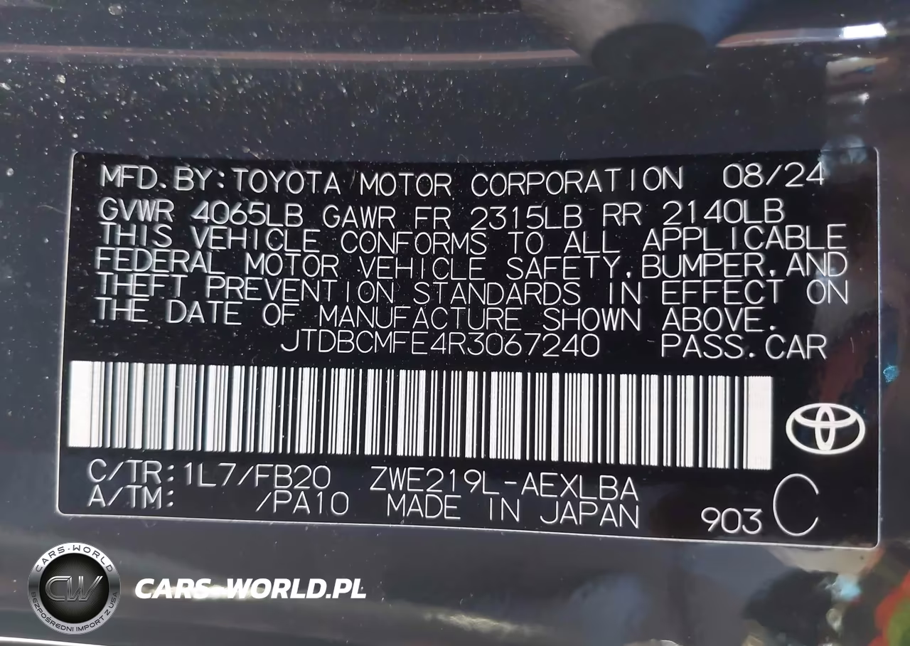 2024 Toyota Corolla Hybrid Le VIN:JTDBCMFE4R3067240 - 9