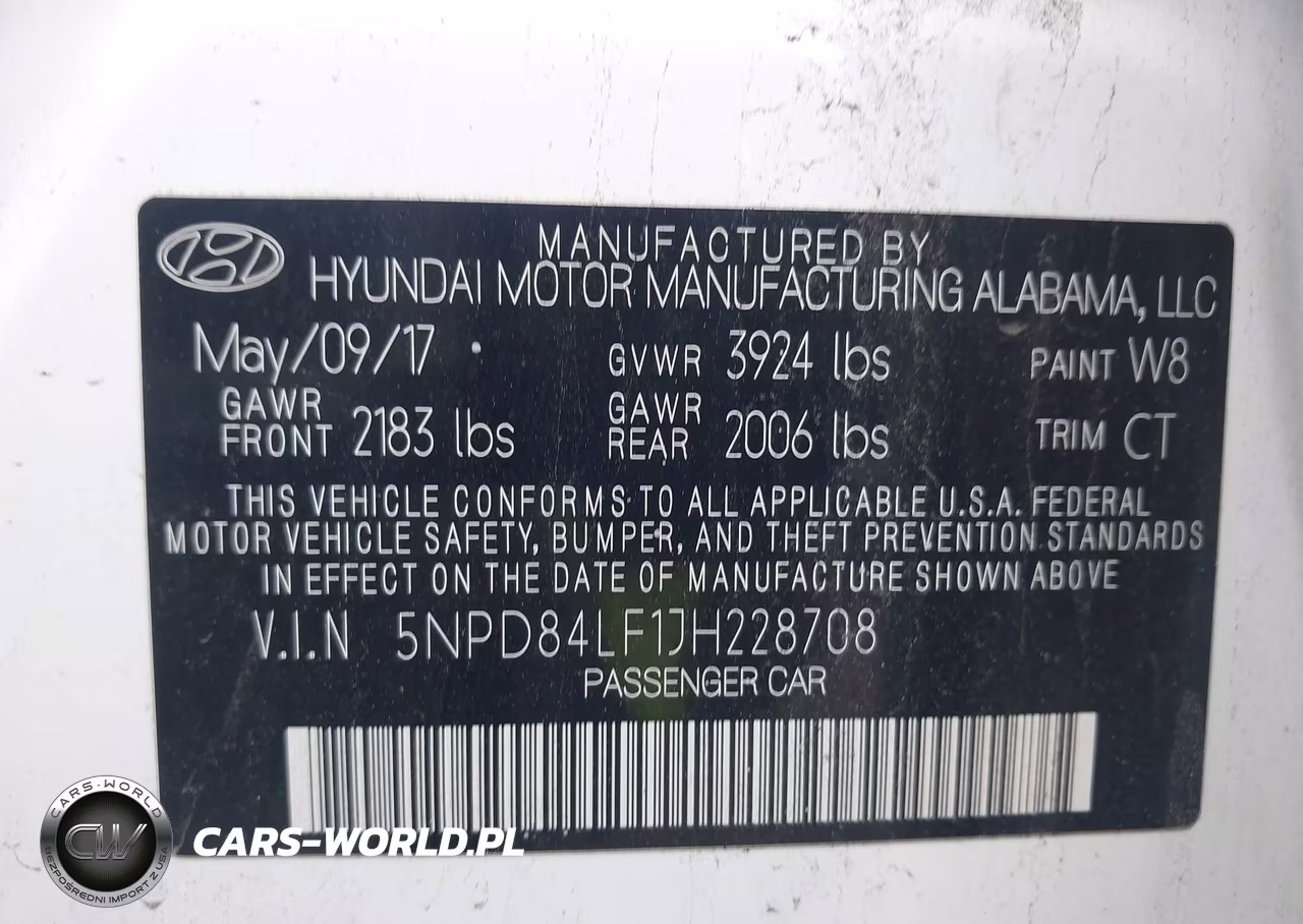 2018 Hyundai Elantra Sel VIN:5NPD84LF1JH228708 - 9