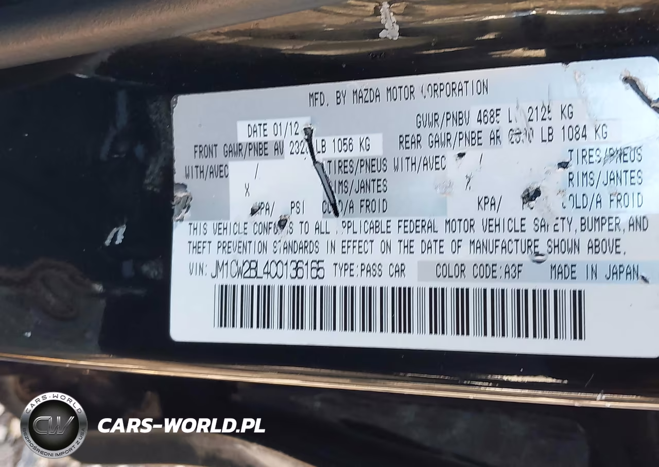 2012 Mazda Mazda5 Sport VIN:JM1CW2BL4C0136165 - 9