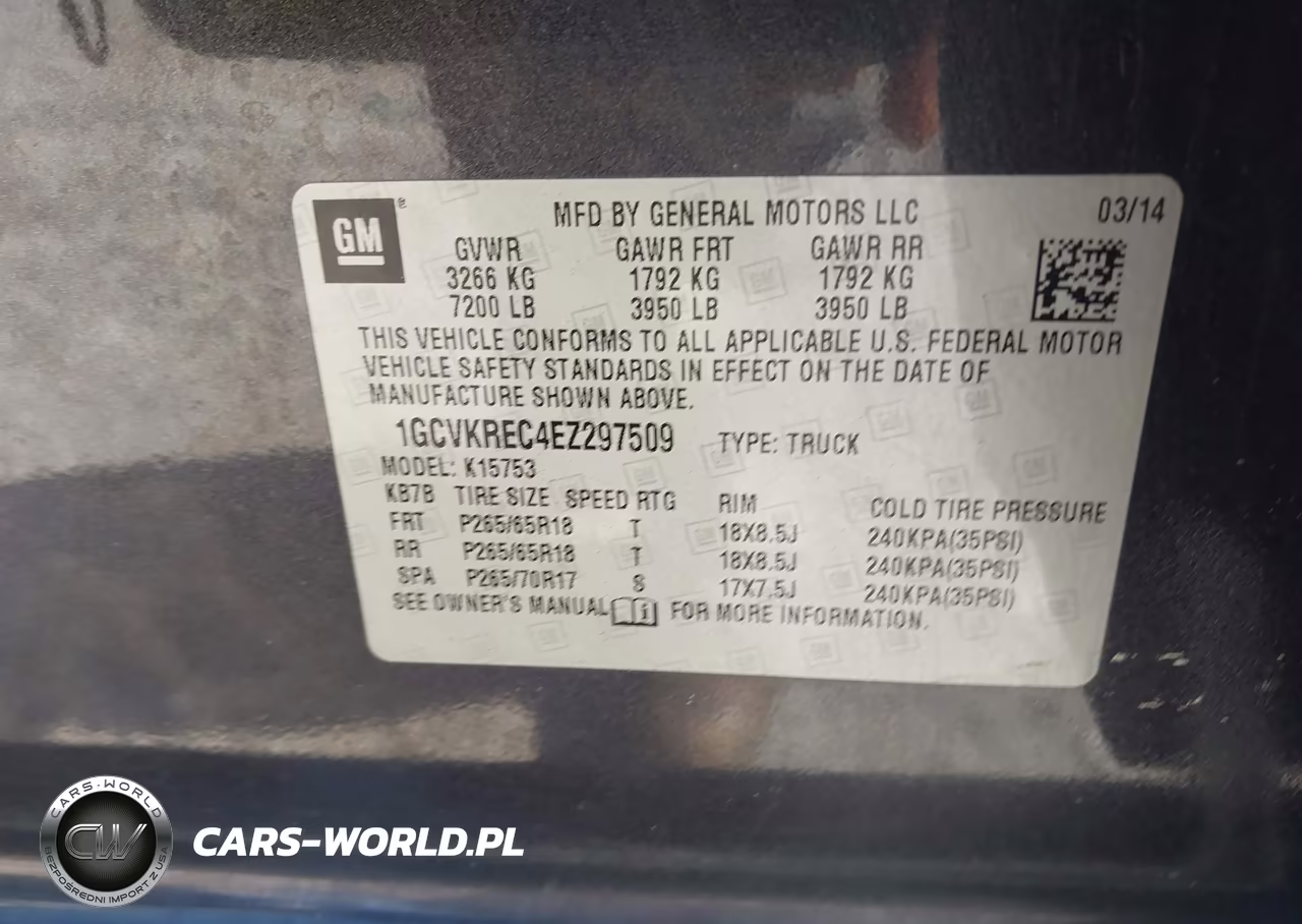 2014 Chevrolet Silverado 1500 1Lt VIN:1GCVKREC4EZ297509 - 9