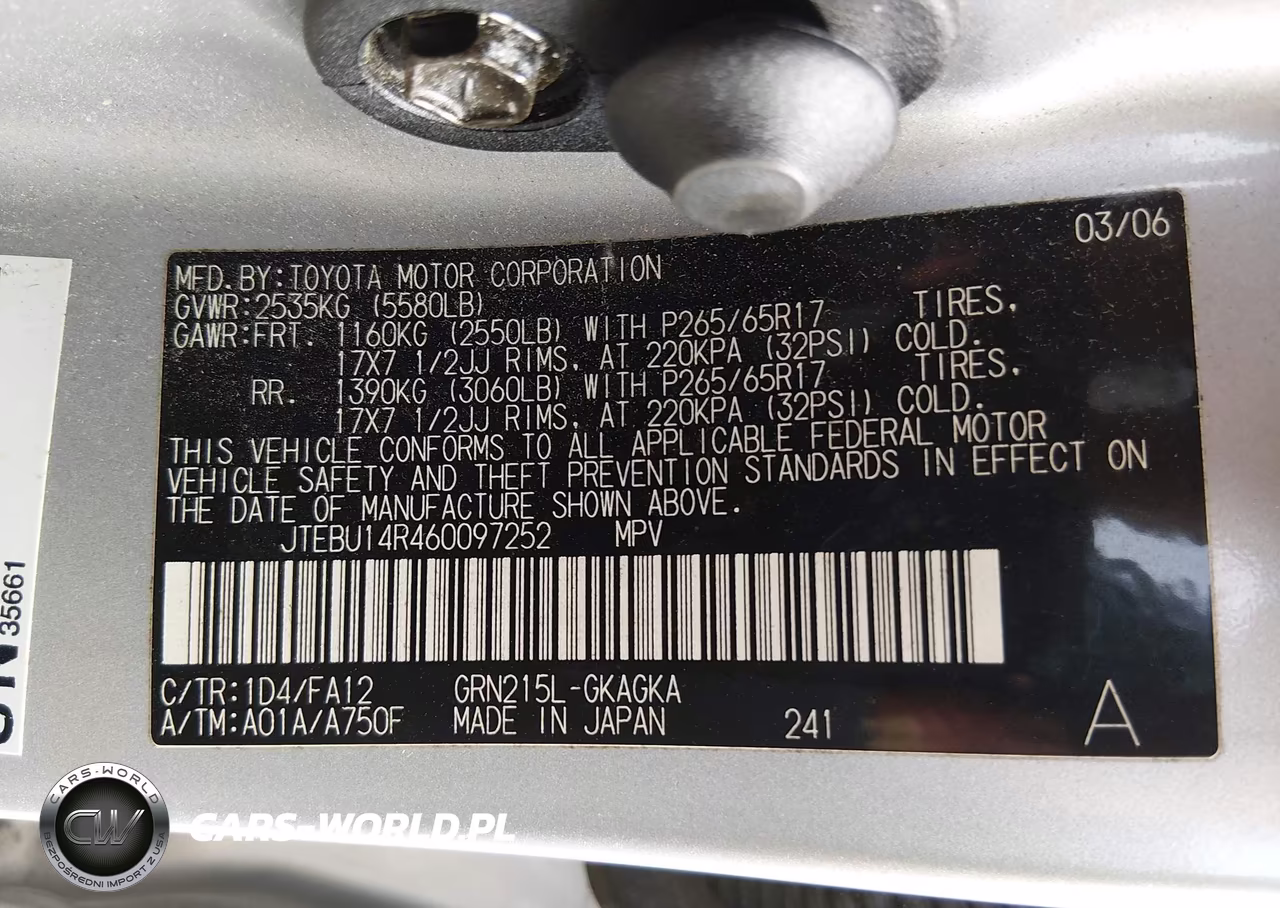 2006 Toyota 4Runner Sr5 V6 VIN:JTEBU14R460097252 - 9