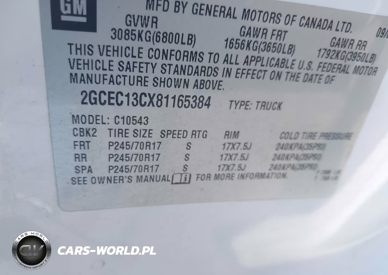 2008 Chevrolet Silverado 1500 Ls VIN:2GCEC13CX81165384 - 9
