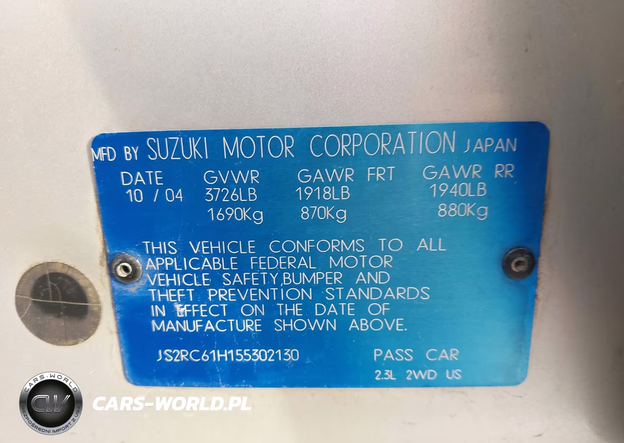 2005 Suzuki Aerio Sx VIN:JS2RC61H155302130 - 9
