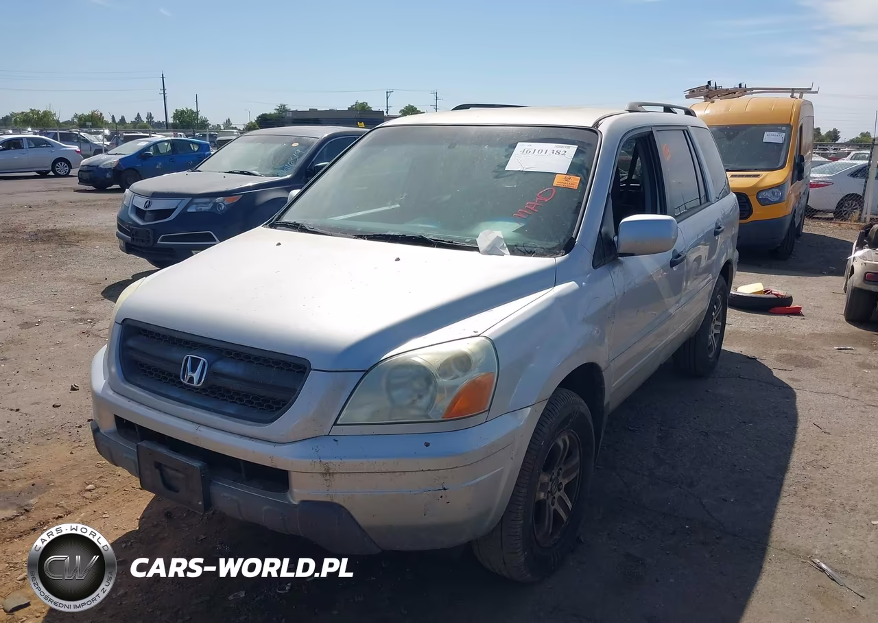 2004 Honda Pilot Ex-L VIN:2HKYF18584H547291 - 2