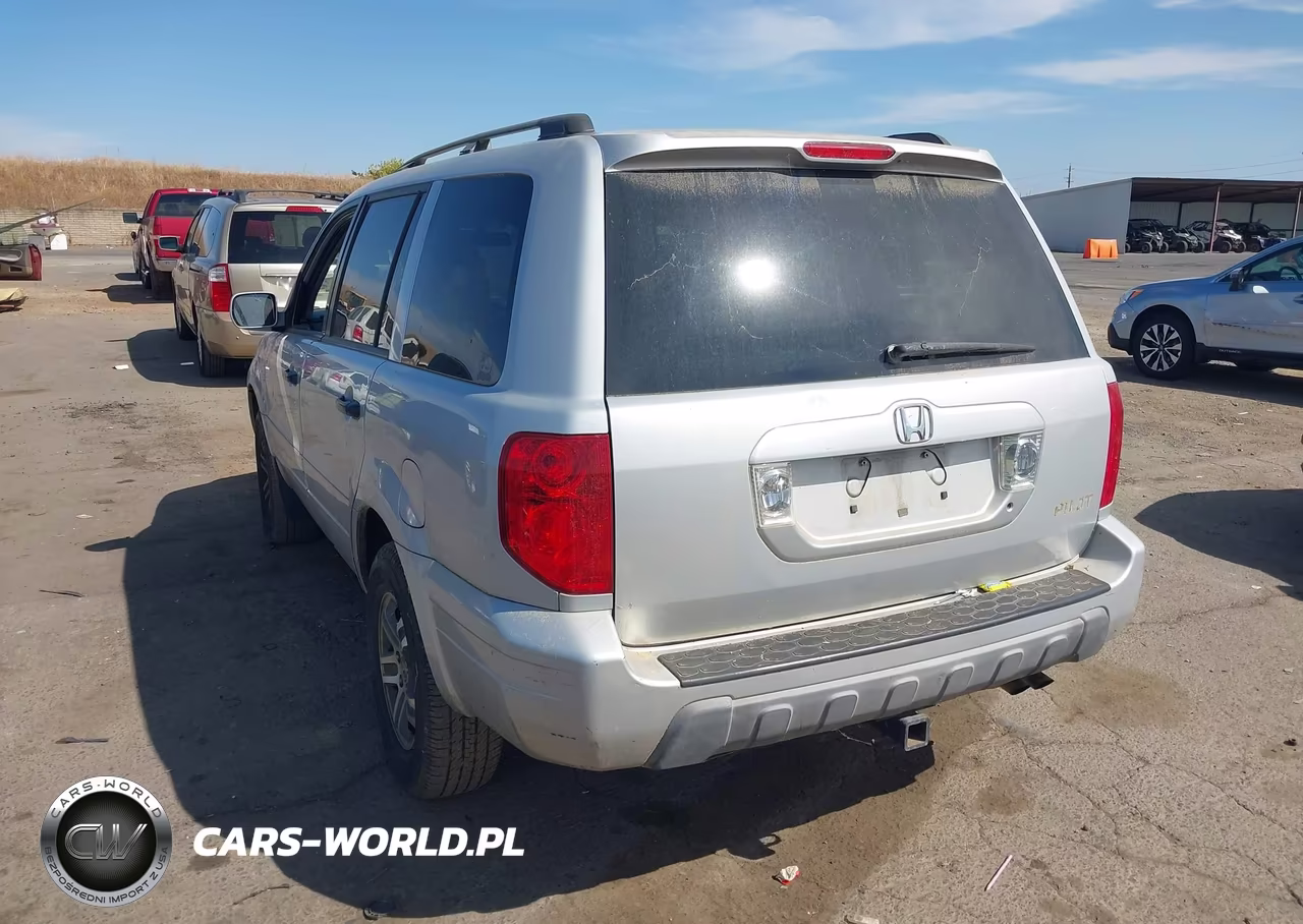 2004 Honda Pilot Ex-L VIN:2HKYF18584H547291 - 3