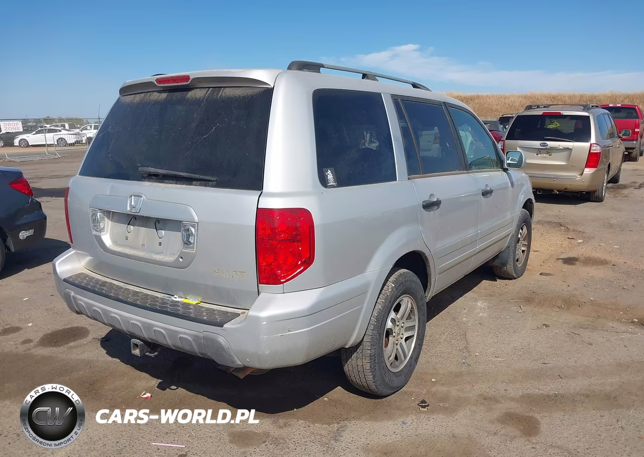 2004 Honda Pilot Ex-L VIN:2HKYF18584H547291 - 4