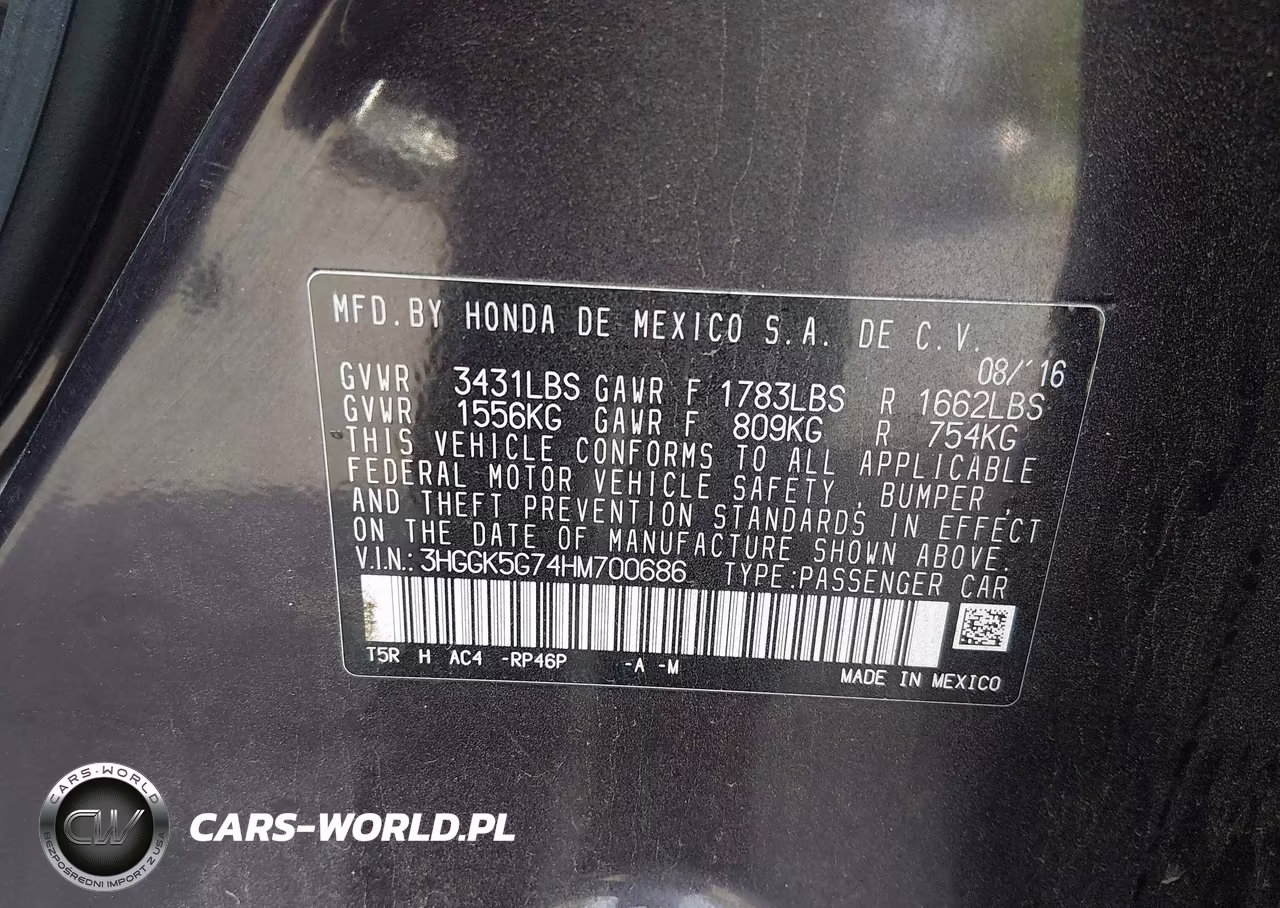 2017 Honda Fit Ex VIN:3HGGK5G74HM700686 - 9
