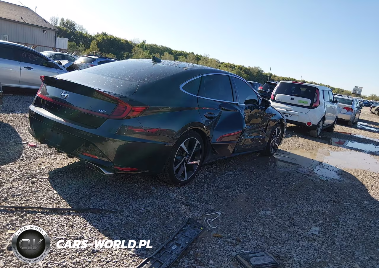 2021 Hyundai Sonata Sel Plus VIN:5NPEJ4J24MH124601 - 4