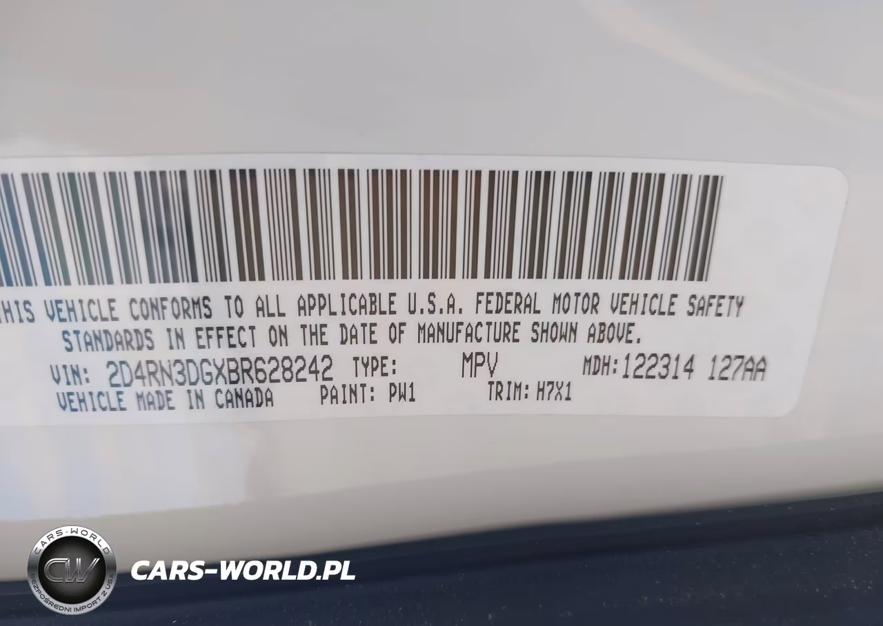 2011 Dodge Grand Caravan Mainstreet VIN:2D4RN3DGXBR628242 - 9
