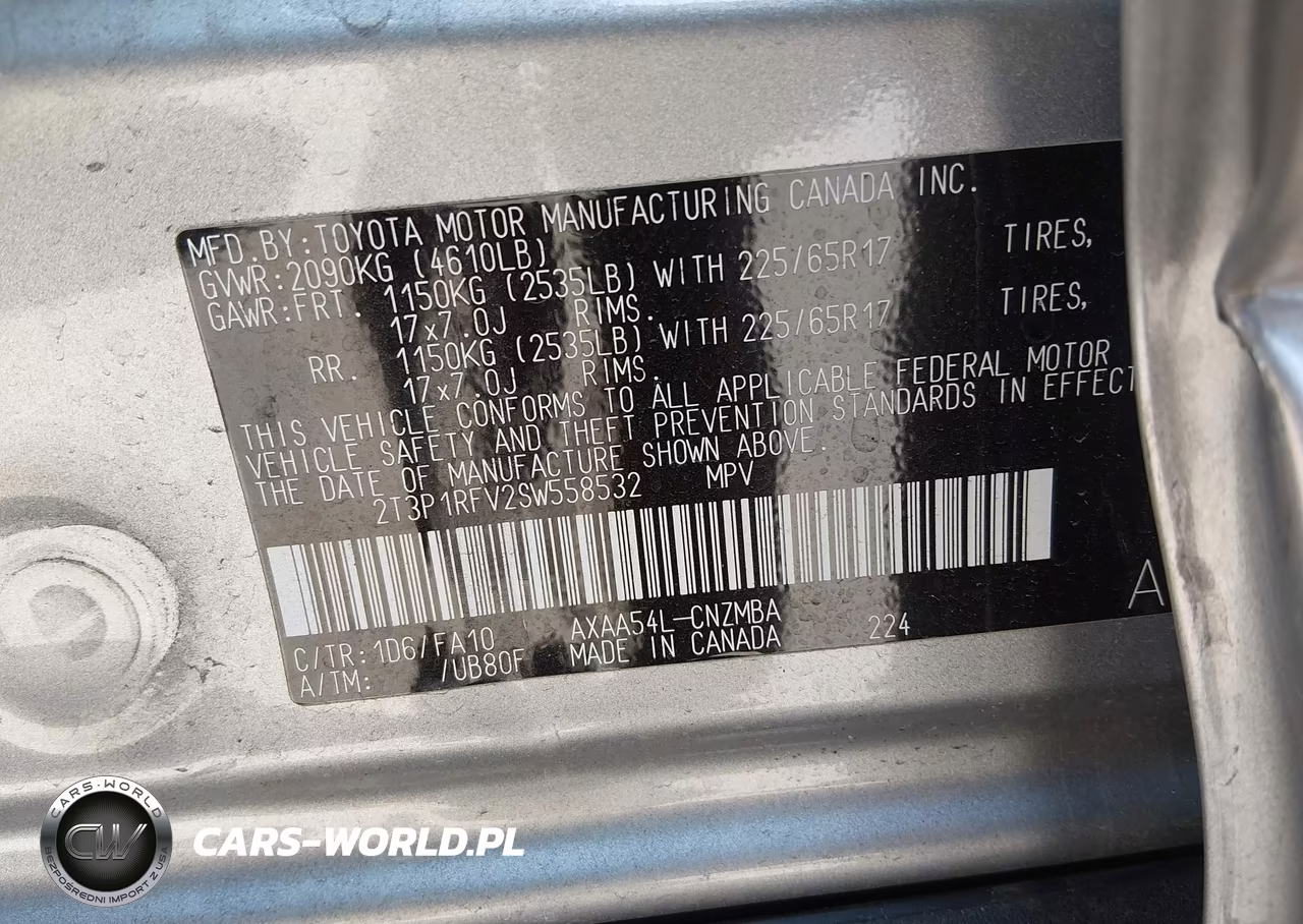 2025 Toyota Rav4 Xle VIN:2T3P1RFV2SW558532 - 9