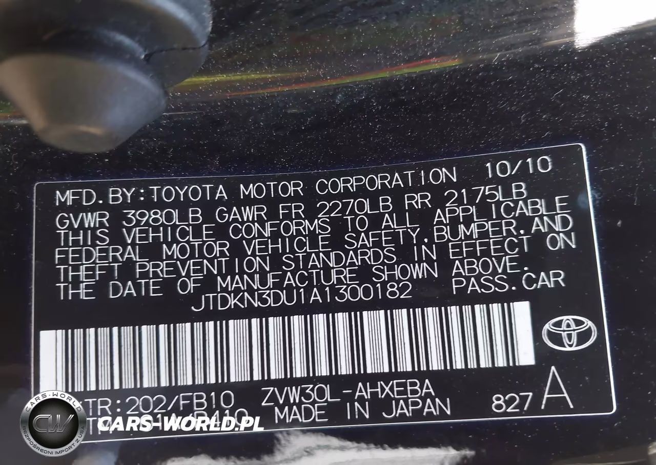 2010 Toyota Prius Iii VIN:JTDKN3DU1A1300182 - 9