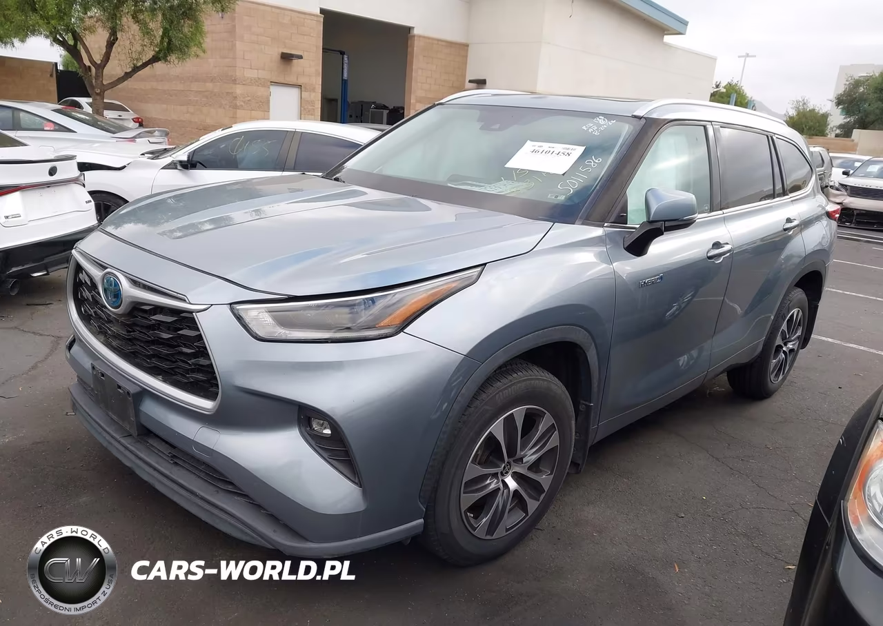 2021 Toyota Highlander Hybrid Xle VIN:5TDHARAH5MS011586 - 2
