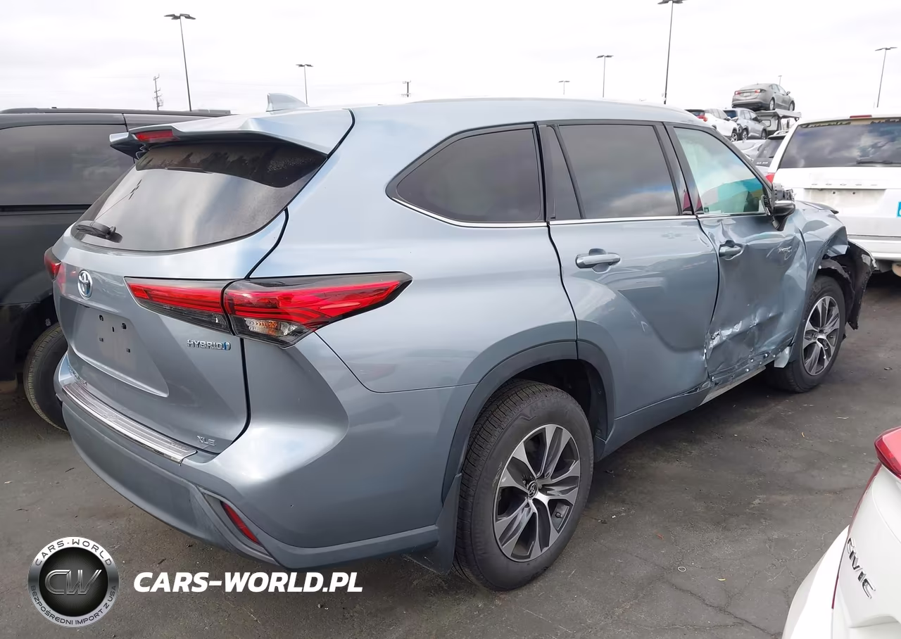 2021 Toyota Highlander Hybrid Xle VIN:5TDHARAH5MS011586 - 4