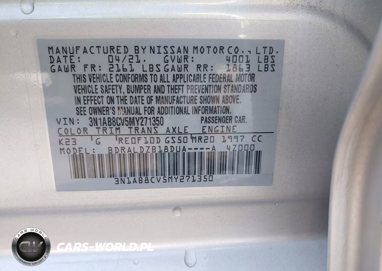 2021 Nissan Sentra Sv Xtronic Cvt VIN:3N1AB8CV5MY271350 - 9