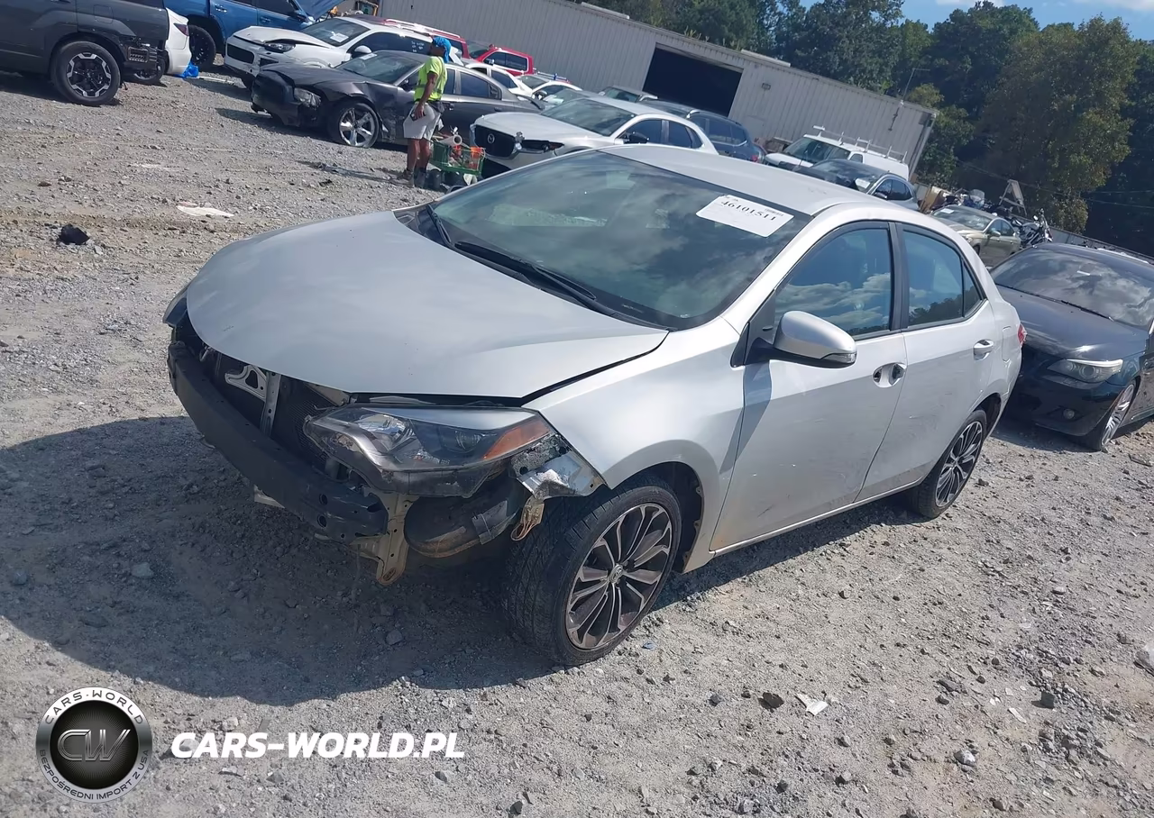 2016 Toyota Corolla S Plus VIN:2T1BURHE8GC726741 - 2