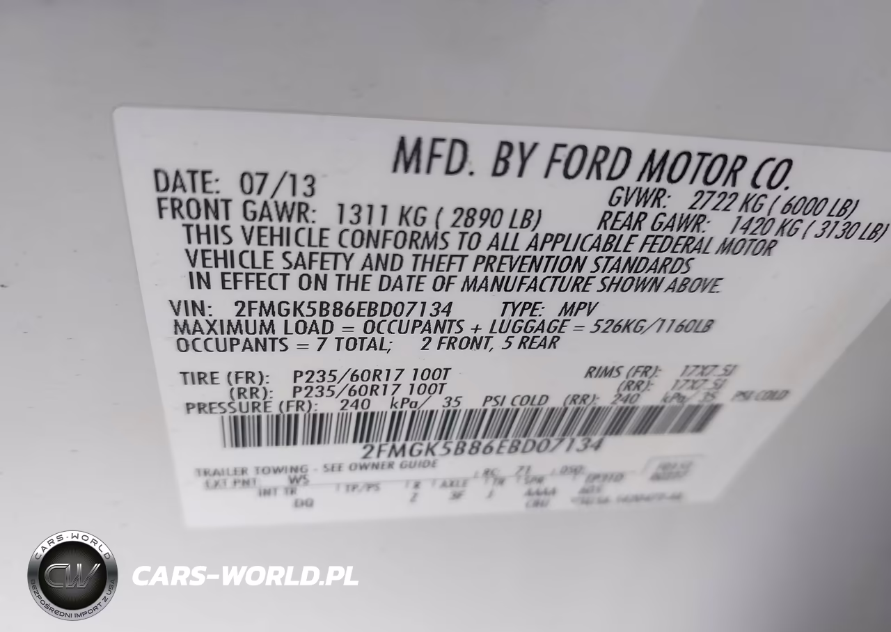 2014 Ford Flex Se VIN:2FMGK5B86EBD07134 - 9