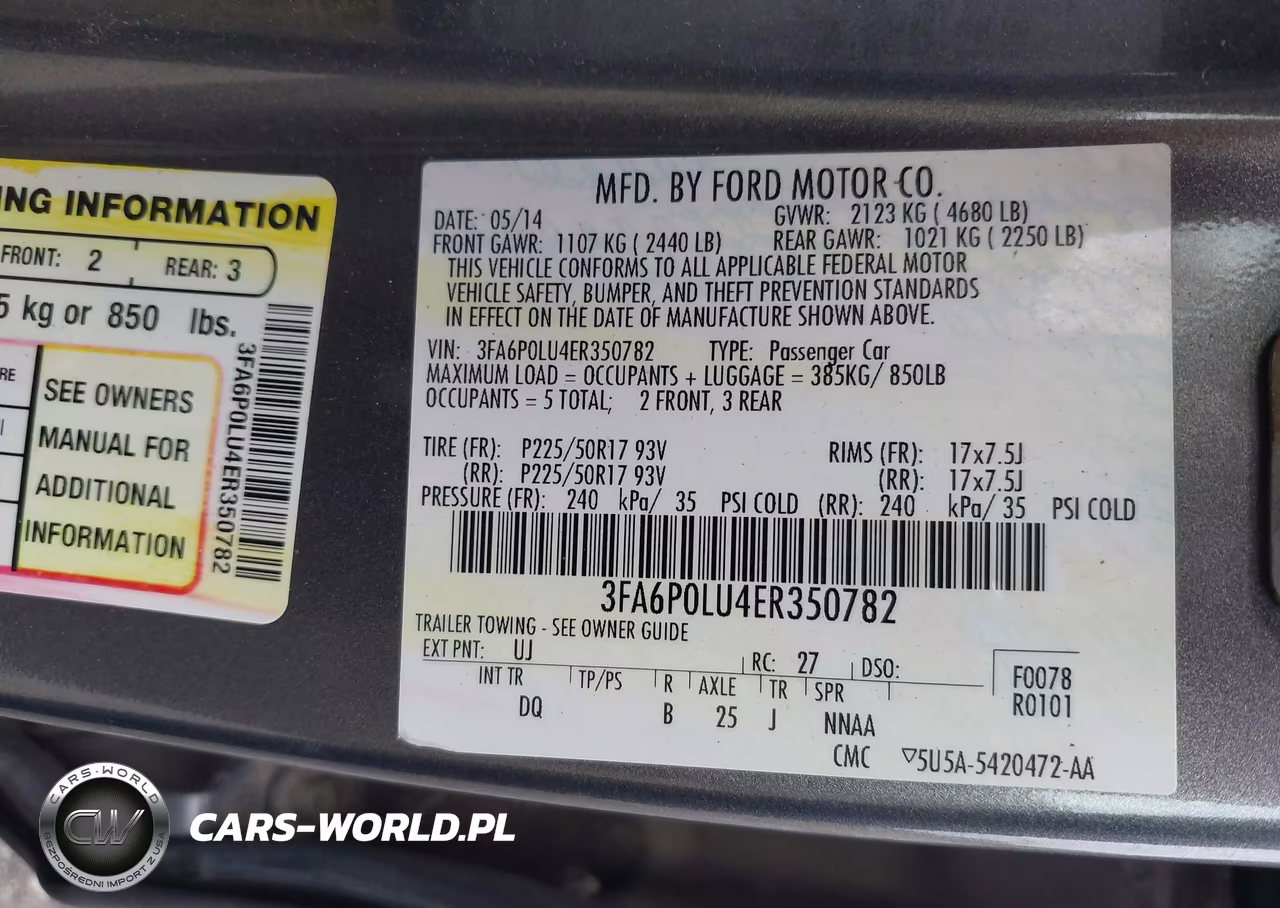 2014 Ford Fusion Hybrid Se VIN:3FA6P0LU4ER350782 - 9