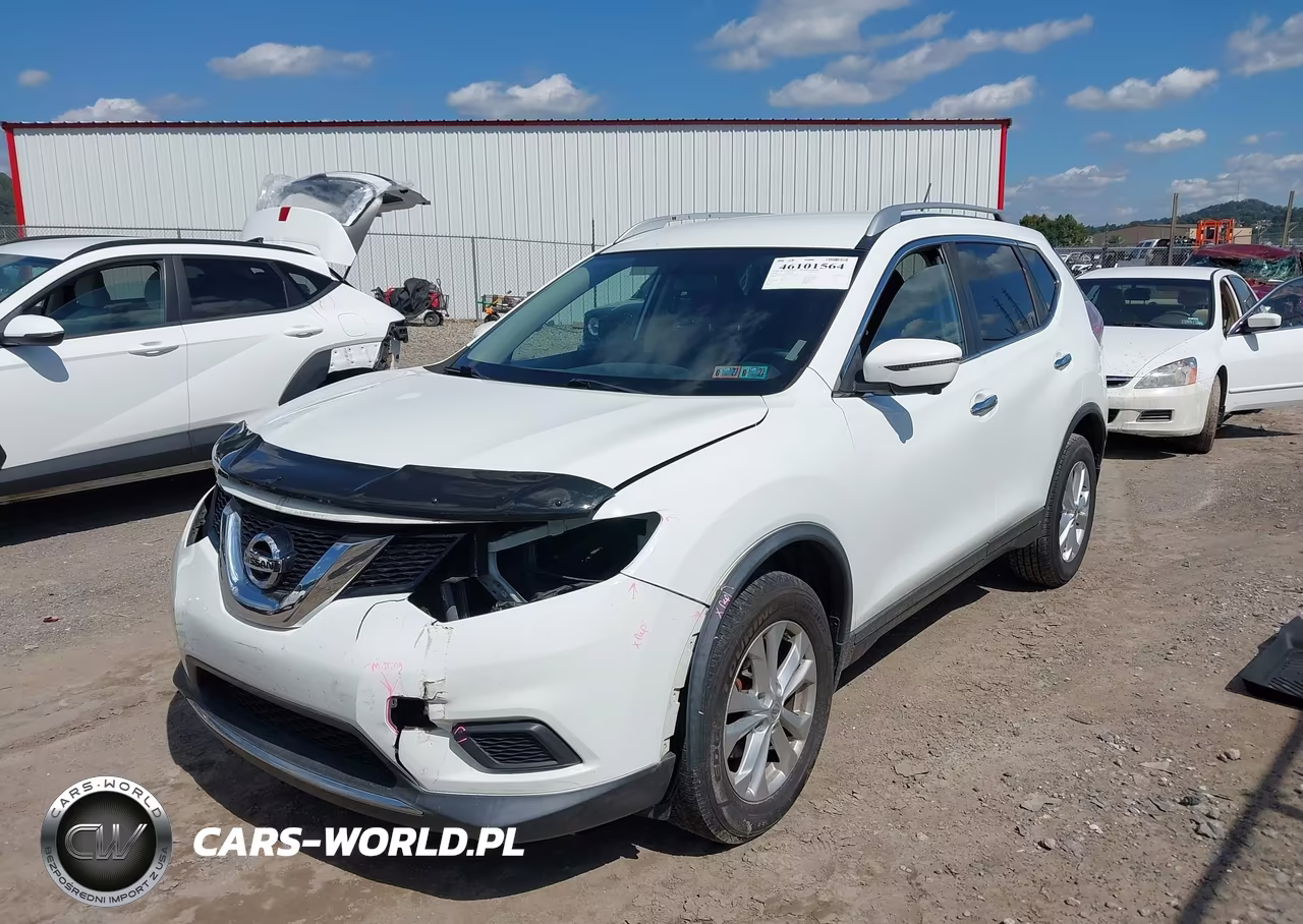 2016 Nissan Rogue Sv VIN:KNMAT2MV0GP736144 - 2