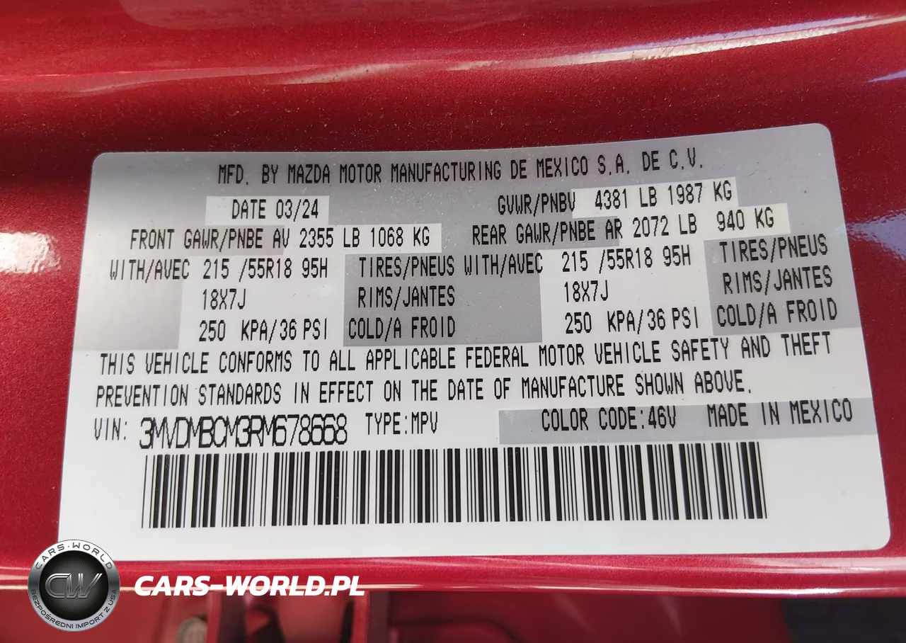 2024 Mazda Cx-30 2.5 S Preferred Package VIN:3MVDMBCM3RM678668 - 9