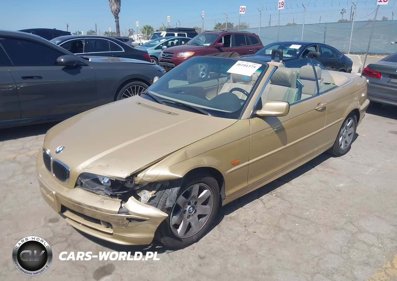 2001 BMW 325Ci VIN:WBABS33431JY56808 - 2