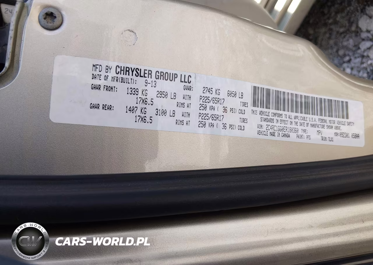 2014 Chrysler Town & Country Limited VIN:2C4RC1GG0ER180360 - 9
