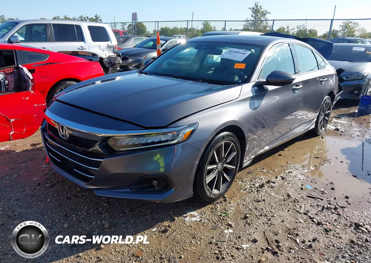 2022 Honda Accord Ex-L VIN:1HGCV1F57NA015203 - 2