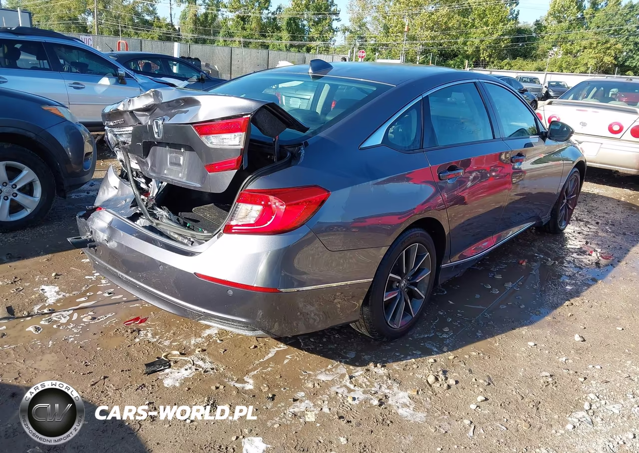 2022 Honda Accord Ex-L VIN:1HGCV1F57NA015203 - 4