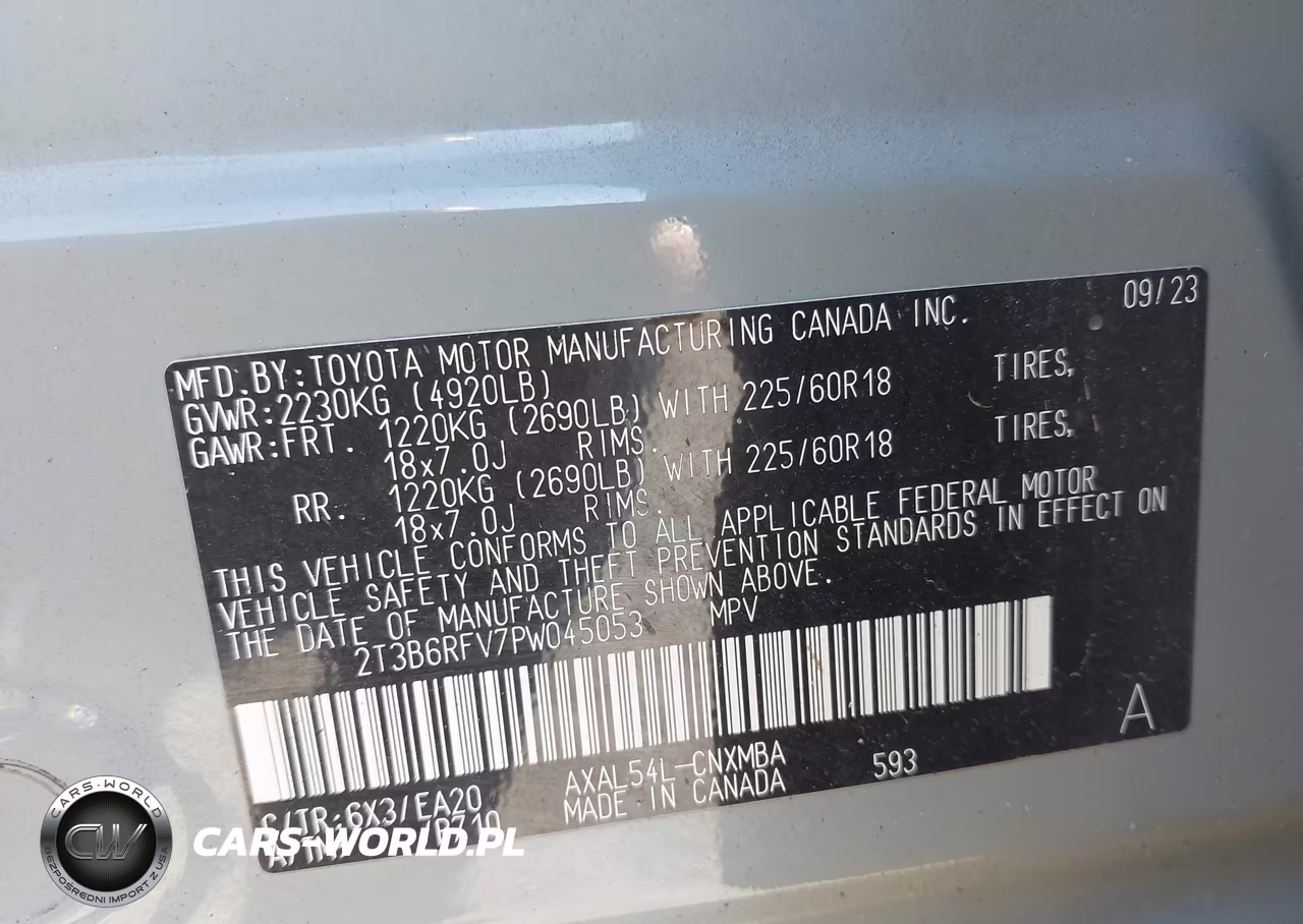 2023 Toyota Rav4 Hybrid Xle Premium VIN:2T3B6RFV7PW045053 - 9
