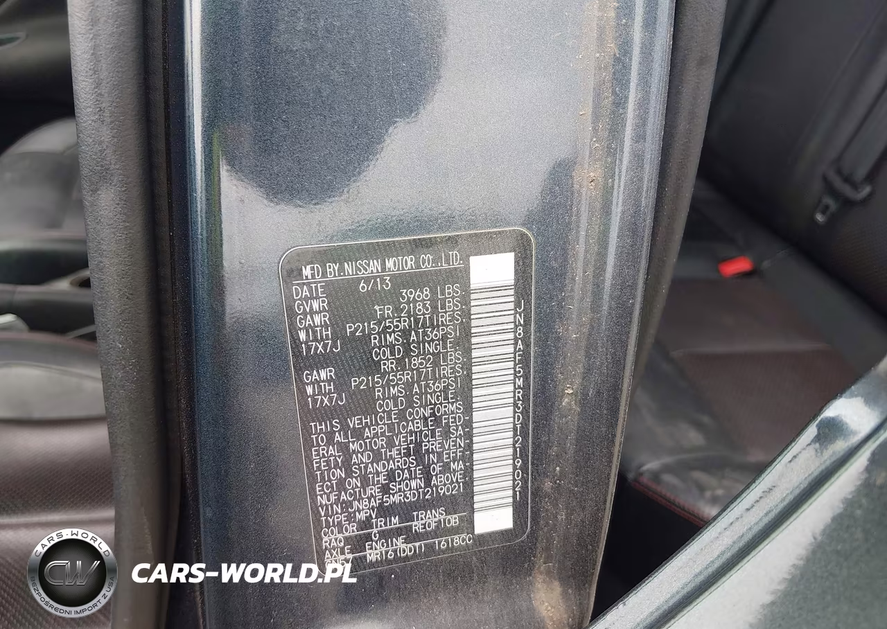 2013 Nissan Juke Sl VIN:JN8AF5MR3DT219021 - 9