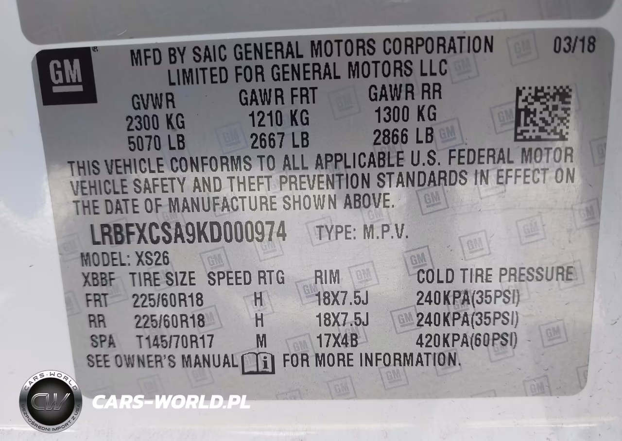 2019 Buick Envision Fwd Essence VIN:LRBFXCSA9KD000974 - 9