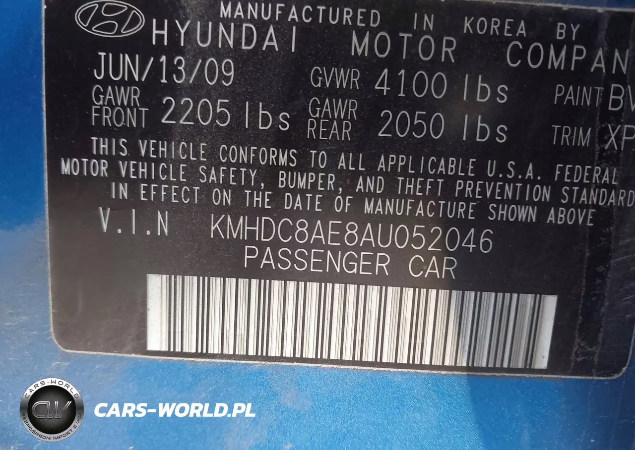 2010 Hyundai Elantra Touring Se VIN:KMHDC8AE8AU052046 - 9