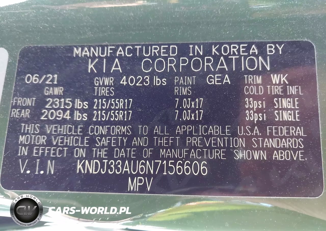 2022 Kia Soul Ex VIN:KNDJ33AU6N7156606 - 9