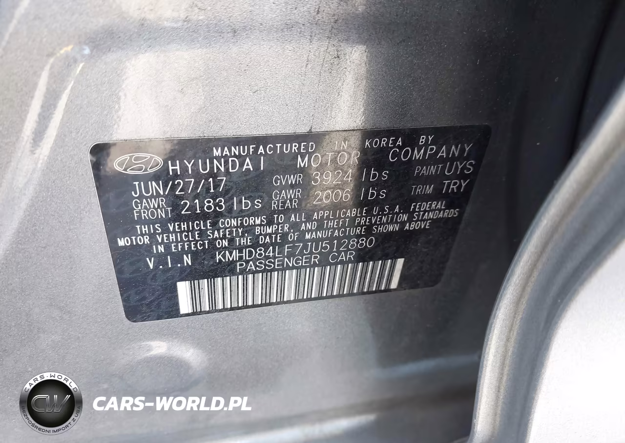 2018 Hyundai Elantra Value Edition VIN:KMHD84LF7JU512880 - 9