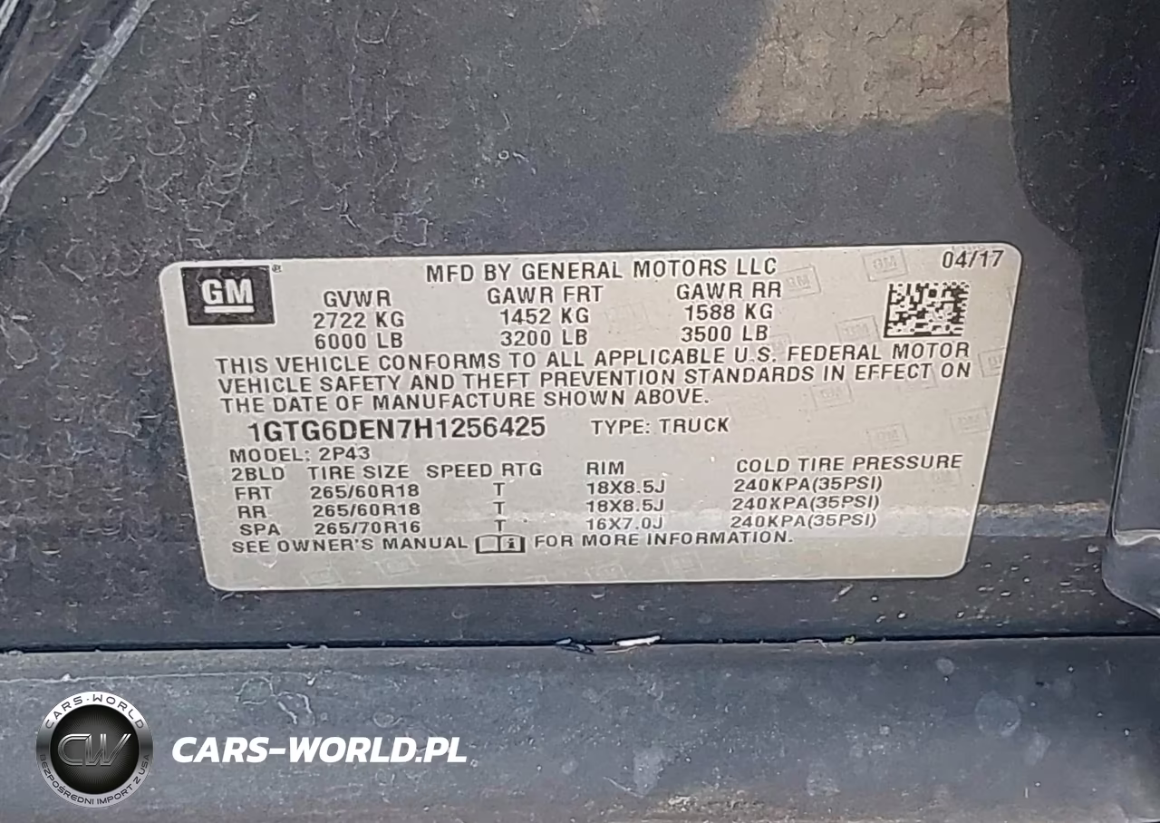 2017 GMC Canyon Slt VIN:1GTG6DEN7H1256425 - 9