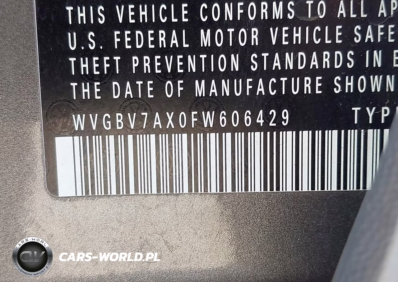 2015 Volkswagen Tiguan Sel VIN:WVGBV7AX0FW606429 - 9