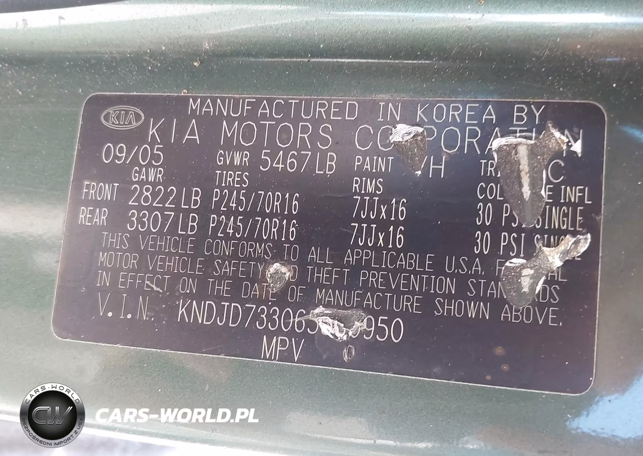 2006 Kia Sorento Ex-Lx VIN:KNDJD733065550950 - 9