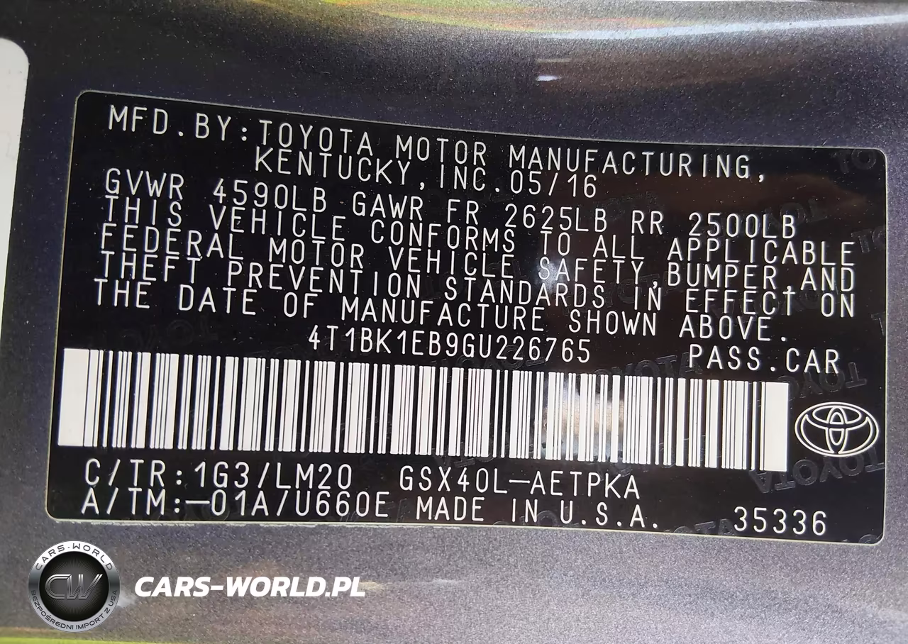 2016 Toyota Avalon Limited VIN:4T1BK1EB9GU226765 - 9