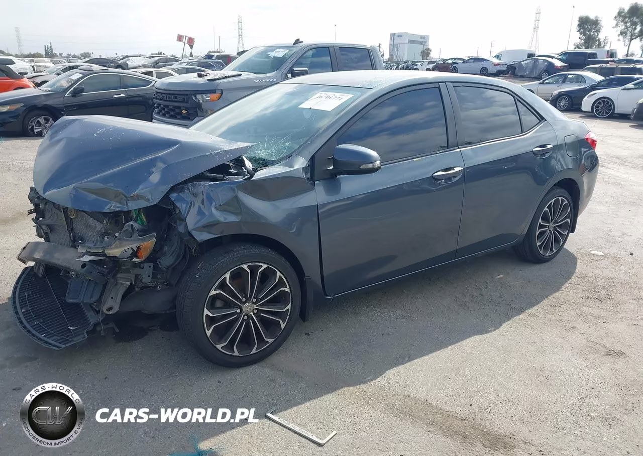 2015 Toyota Corolla S Plus VIN:5YFBURHE9FP225873 - 2