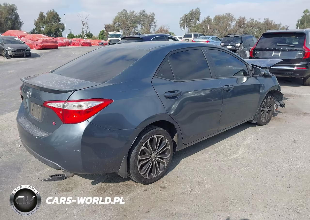 2015 Toyota Corolla S Plus VIN:5YFBURHE9FP225873 - 4
