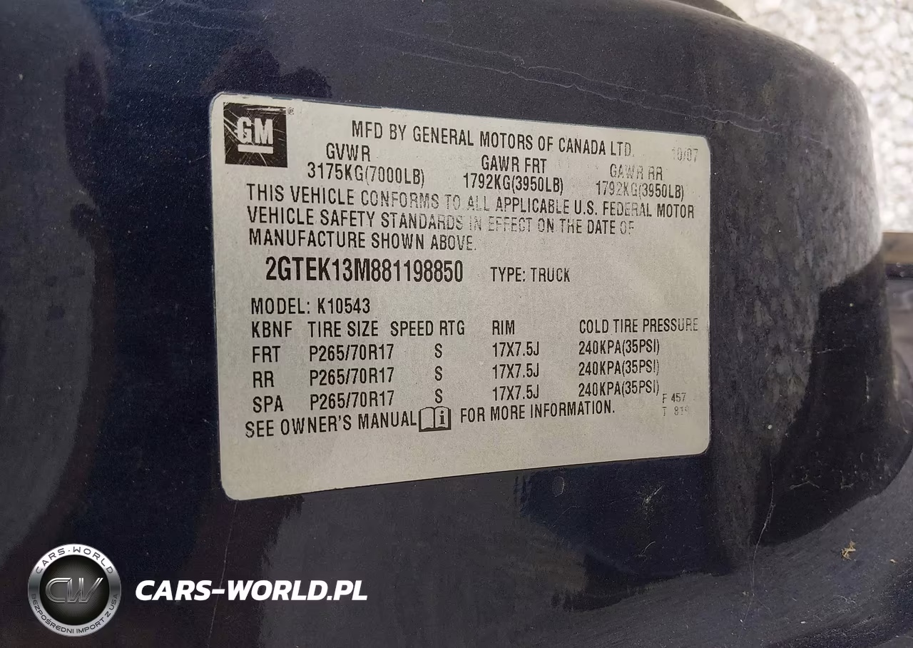 2008 GMC Sierra 1500 Sle2 VIN:2GTEK13M881198850 - 9