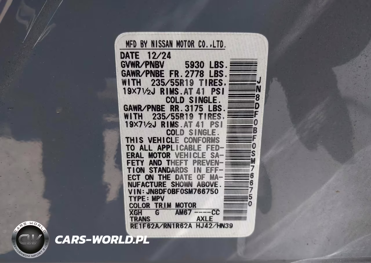 2025 Nissan Ariya Evolve+ VIN:JN8DF0BF0SM766750 - 9