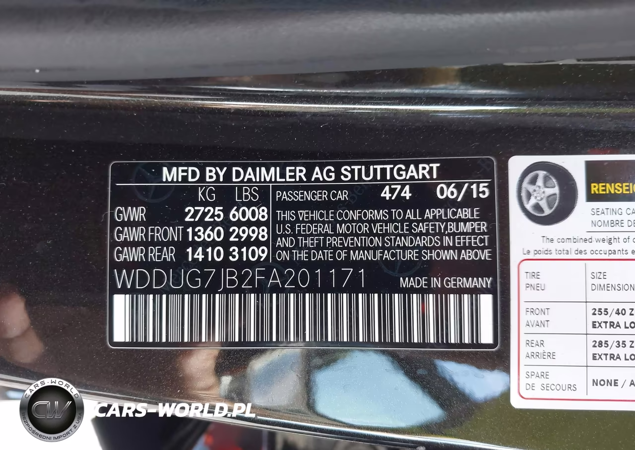 2015 Mercedes-Benz S 63 Amg 4Matic VIN:WDDUG7JB2FA201171 - 9